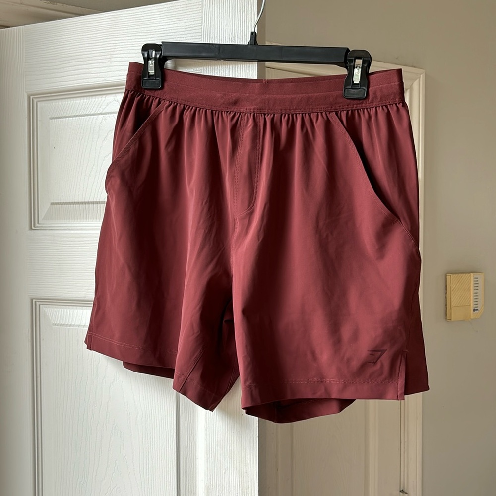 6” Gymshark Red Running Shorts